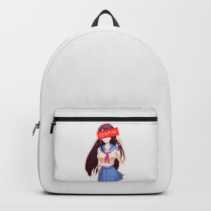 Anime girl outlet with backpack