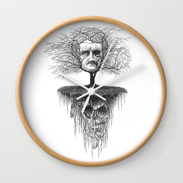 Edgar Allan Poe, Poe Tree Wall Clock