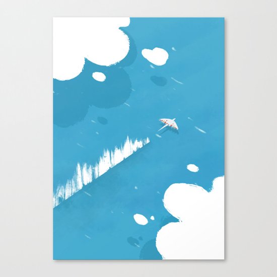 sea skimmer Canvas Print
