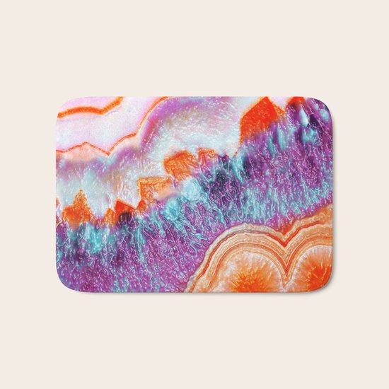 Vivid Agate Bath Mat