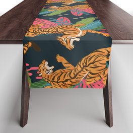 Jungle Cats - Roaring Tigers Table Runner