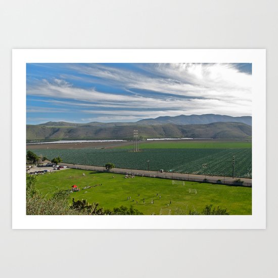 High Above Art Print
