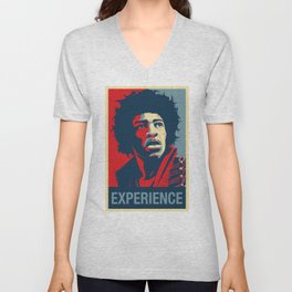 Hendrix "Experience" Rock Poster V Neck T Shirt