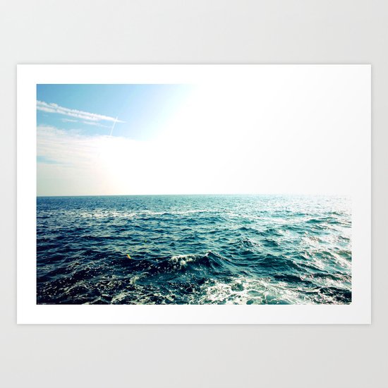 Sea waves I Art Print