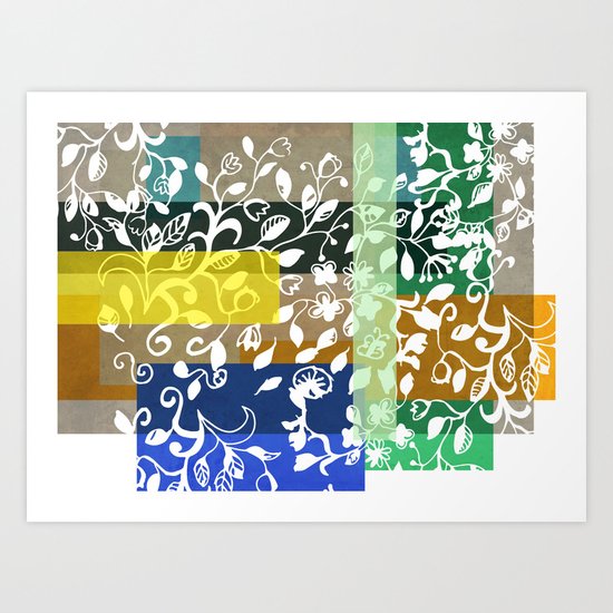 Unconventional lace Art Print