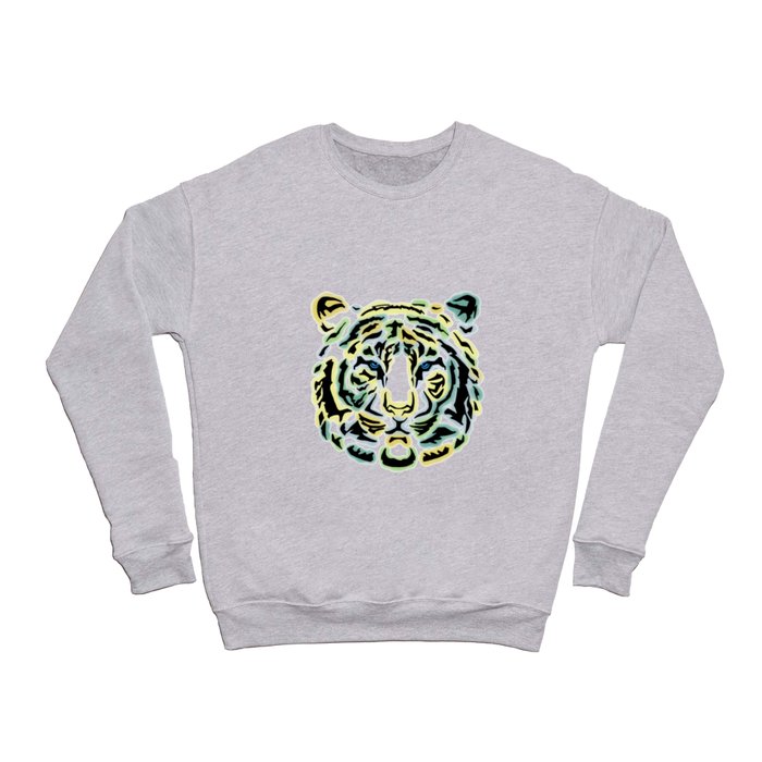Tribal Tiger Crewneck Sweatshirt