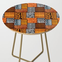 Animal pattern Side Table