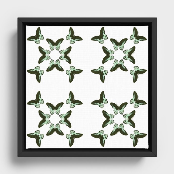 Swallowtail Butterfly Framed Canvas