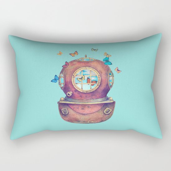 Inner Space - colour option Rectangular Pillow