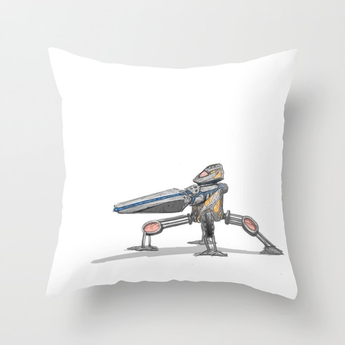 Robo Throw Pillow