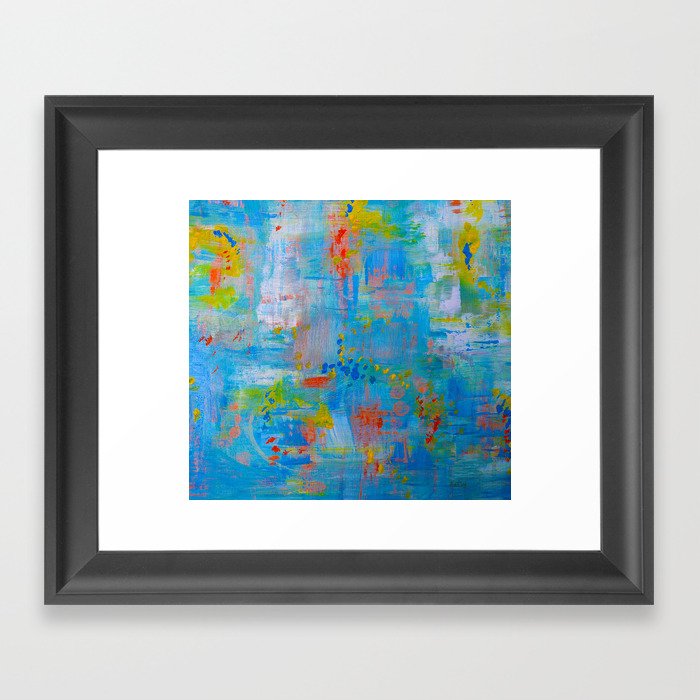 Colorful Abstract Wall Art Vibrant Colors Contemporary Home