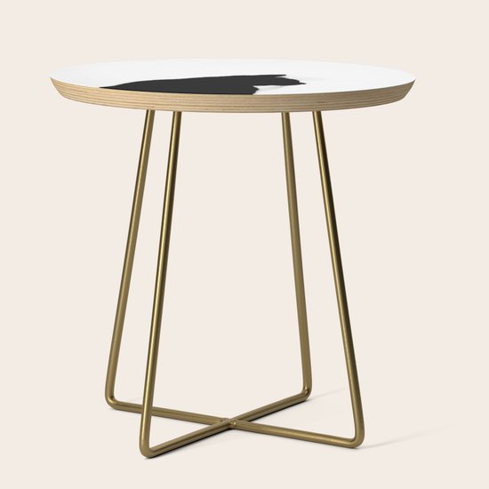 Black Cat Silhouette Side Table By Gunadesign Society6