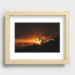 Fire in the Sky Recessed Framed Print