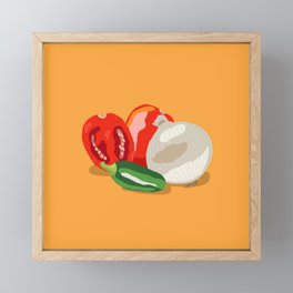 Salsa Framed Mini Art Print