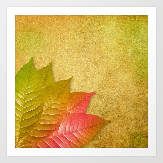 AUTUMN LEAVES Art Print