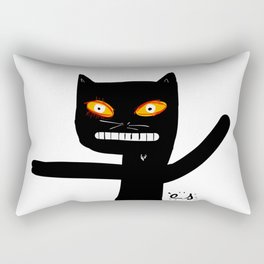 Le chat noir Rectangular Pillow