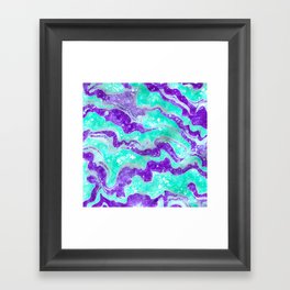 Contrast Fluid Inks 01 Framed Art Print