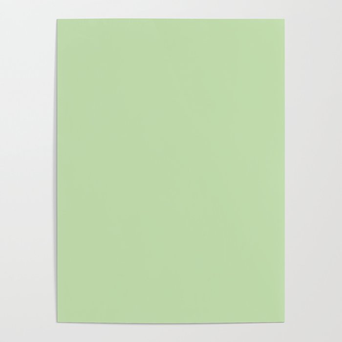 Flower Patch - Romantic Design / Pale Green (Mix & Match Set) Poster