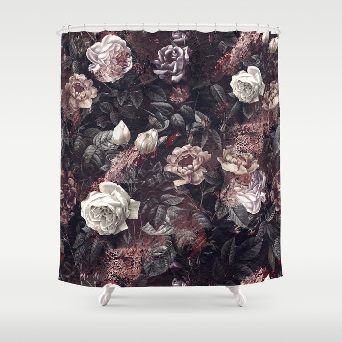Exotic Garden Night Iii Shower Curtain By Burcukorkmazyurek