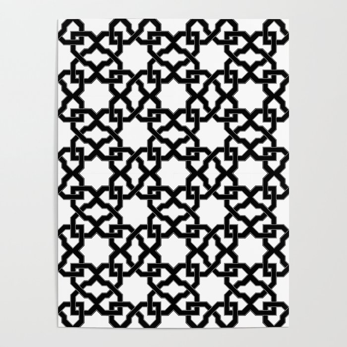 Geometric Pattern - Oriental Design rmx Poster