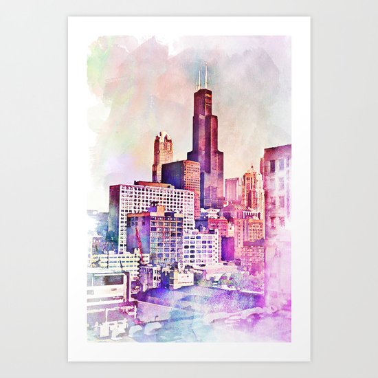 My Kind of Town Art Print