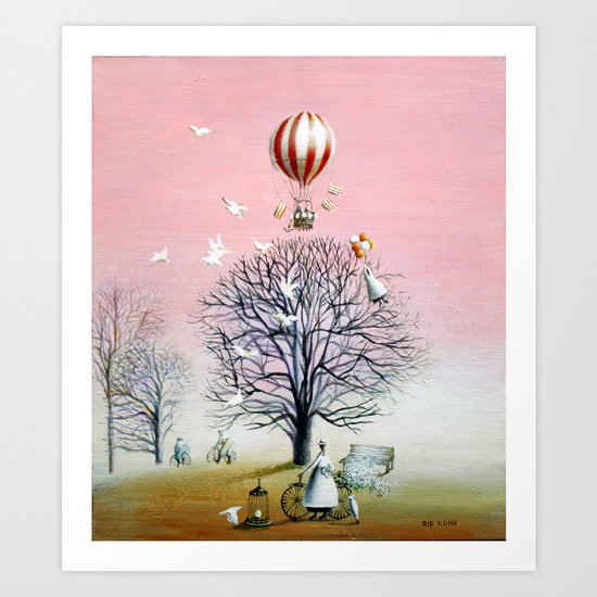 Baby's breath Art Print