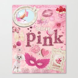 I Believe In Pink - Audrey Hepburn - Wall Art Print - Home Decor Print Canvas Print