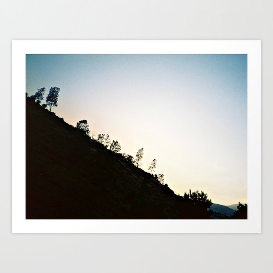 Mountain Dusk Art Print