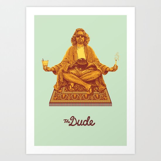 The Lebowski Series: The Dude Art Print