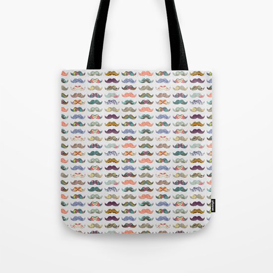 Mustache Mania Tote Bag
