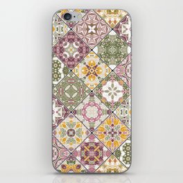 Mediterranean Decorative Tile Print III iPhone Skin