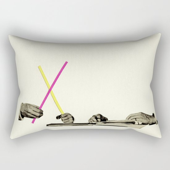Let's Play Pick-Up Sticks Rectangular Pillow