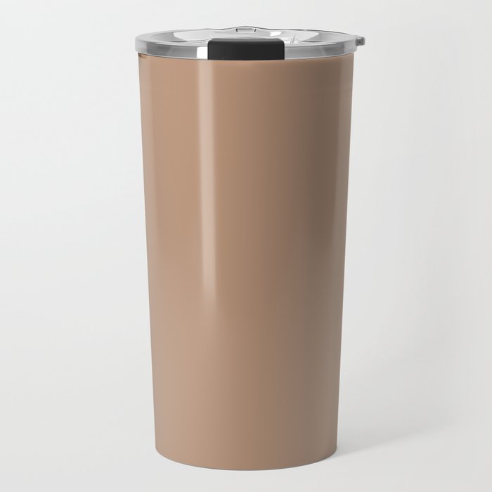 Medium Orange-Brown Solid Color Pairs PPG 2023 Trending Color Cool Clay PPG1071-5 - All One Single Travel Mug