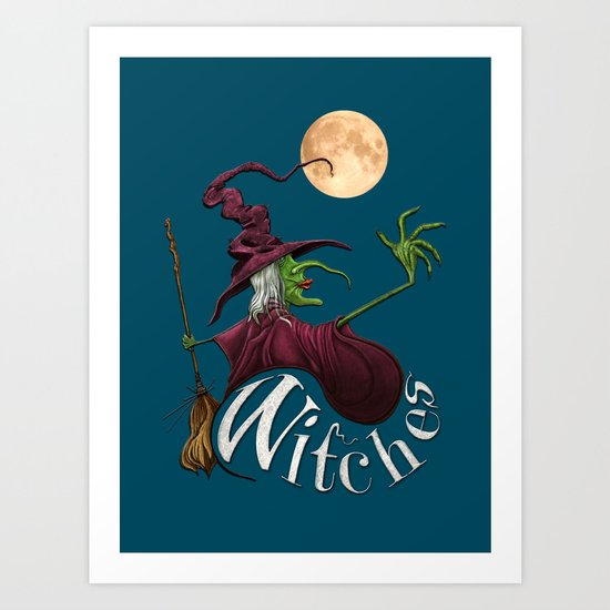 Witches Art Print