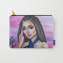 OVERLOOKING THE OCEAN - Watercolor Painting Carry-All Pouch