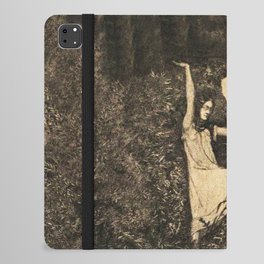Dance Girl and Death - August Brömse  iPad Folio Case