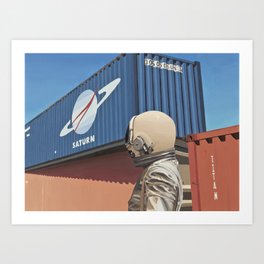 Shipping Container Art Print