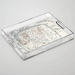 Map of Seoul - 1800 Acrylic Tray