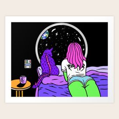 DREAMER Art Print