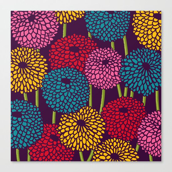 Full of Chrysanth Canvas Print