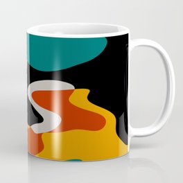 Misc shapes in retro colors Coffee Mug