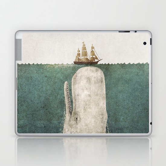 The Whale - vintage option Laptop & iPad Skin