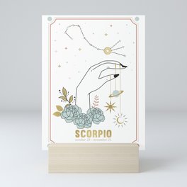 Scorpio Zodiac Series Mini Art Print