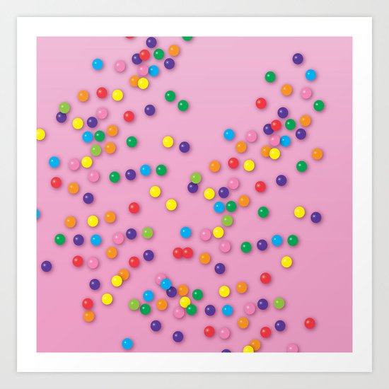 Donut Sprinkles Art Print