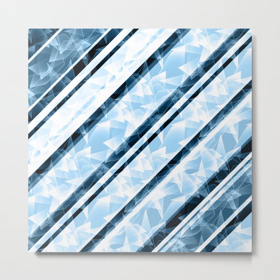 Bright stripes, diagonal. Metal Print