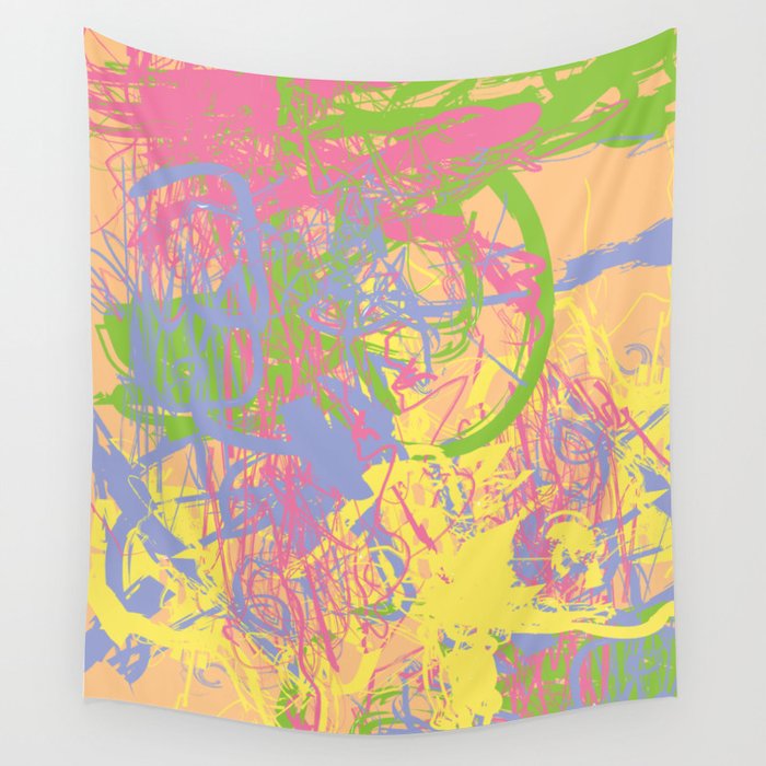 Complex 1 Soft Pastel Abstract Art Pastel Wall Art Wall