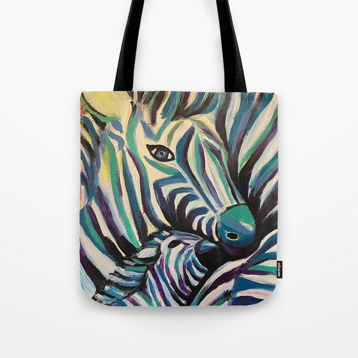 Zebra Family Tote Bag