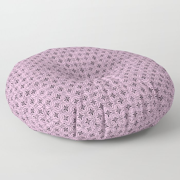 Purple Tiles Floor Pillow