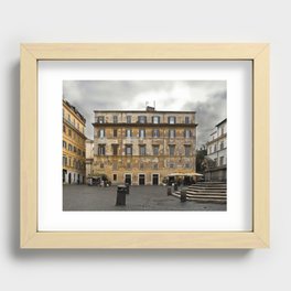 Untitled (Piazza Santa Maria in Trastevere) Recessed Framed Print