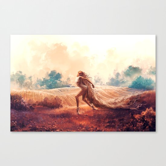 ARIES from the Dancing Zodiac Canvas Print